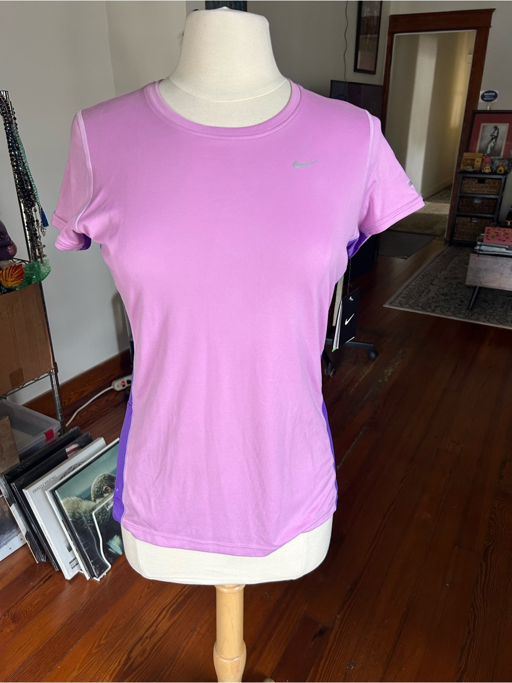 NIKE Dri-Fit UVA&UVB protection + reflective strips Running shirt